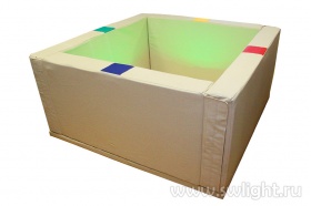 Сухой бассейн интерактивный с кнопками-переключателями