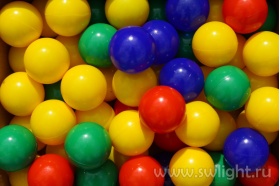 Шарики для бассейна пластмассовые