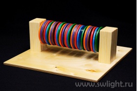 Тактильно-развивающая панель «Цветные круги»