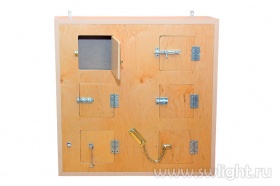 Модуль с шестью замочками и задвижками